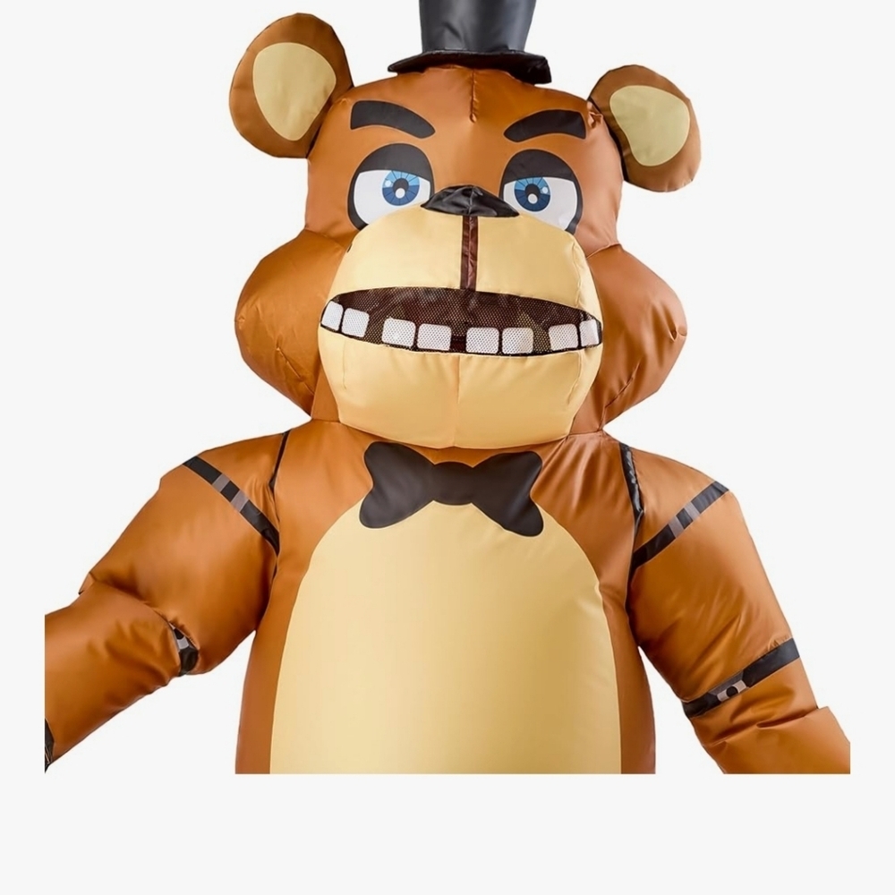 Freddy Fazbear Five Nights At Freddys Inflatible Kids Costume - Picture 5 of 16
